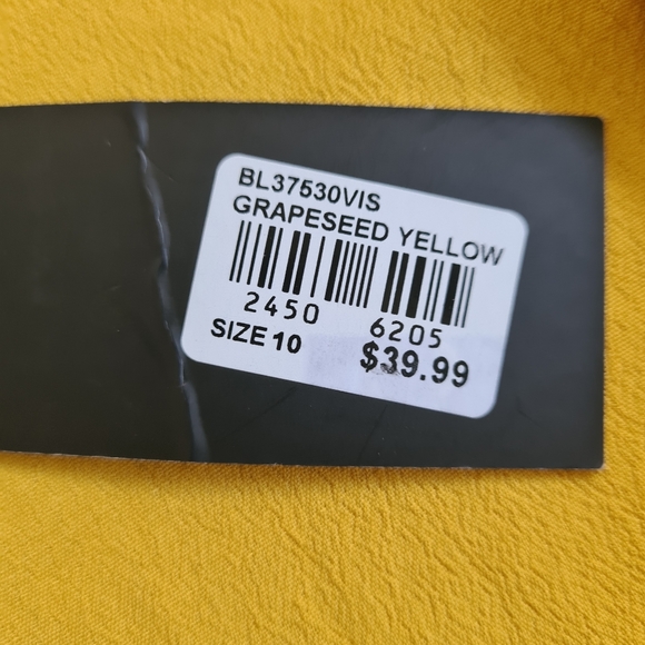 Glassons tie front mustard top size 10 - Picture 12 of 13